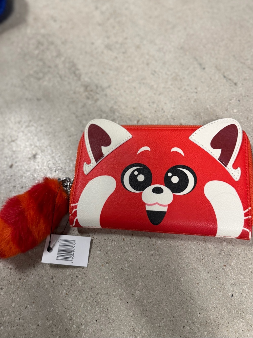 Loungefly Red panda Wallet with Pom new